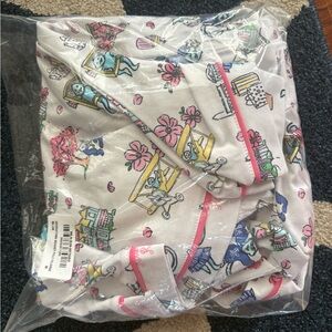 Roller Rabbit White and Pink Pajamas